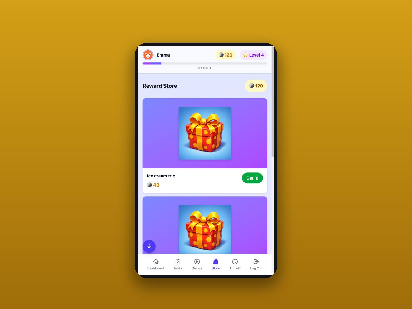 Coins & Rewards — app screenshot
